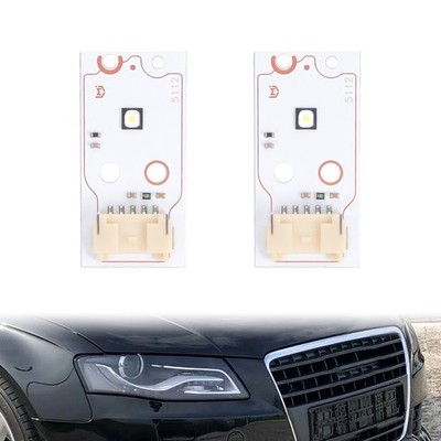 2X Angel Eye DRL LED Chips Board Headlight Running For Audi A4 S4 B8 2013-2016