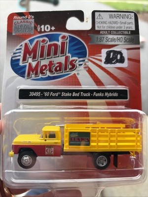 Ho Scale Classic Metal Works 30495 '60 Ford Stake Bed Truck '' Funks Hybrids'' NIB