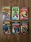 Lot of 5 Vtg 1970s Marvel Pocket Books Spider-Man Hulk Conan Dr Strange Stan Lee
