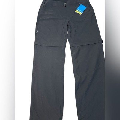 NWT Women s Columbia Convertible Omni Shield Pants Size 10 Color Black