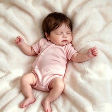 Realistic 18 In Reborn Baby Doll Full Body Vinyl Silicone Girl Newborn Toy