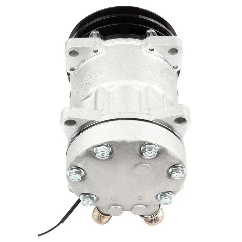 A/C Compressor W/Clutch For 1987-1990 Jeep Wrangler Sport Utility 4.2L - Image 2 of 4