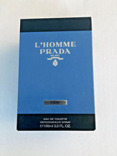 PRADA L'HOMME L'EAU 100ML EDT SPRAY  FOR MEN  NEW & BOXED