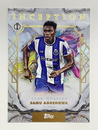 Samu Aghehowa 2025-26 Topps Inception UCC Star Quality Foil Base /199 #66