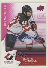 2020-21 Team Canada Juniors Women's WC Purple Autos Blayre Turnbull #52 Auto a3i