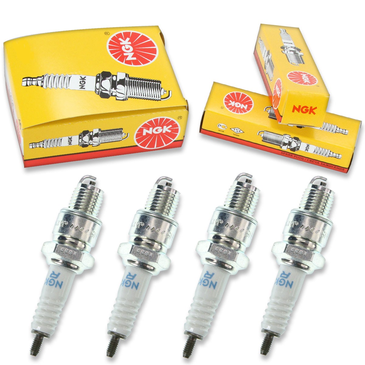 4pcs NGK 4623 Standard DR5HS Outboard Marine Spark Plug Tune Up Kit Set rb
