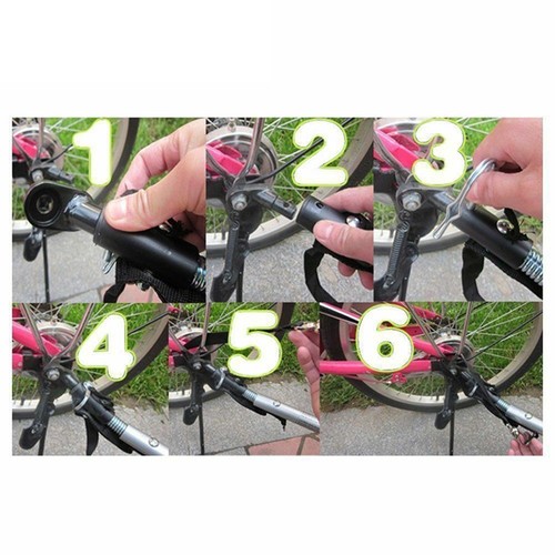 Anhängerkupplung Fahrrad Anhänger Hitch Kupplung Radfahren Moped Fahrrad Teil - Bild 2 von 21