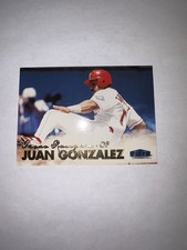1999 FLEER TRADITION BASEBALL CARD JUAN GONZALEZ #29 TEXAS RANGERS MLB FREE SHIP