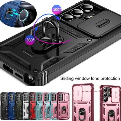 Handy Hülle Für Samsung S26 S25 S24 S23 S22 Ultra FE Kameraschutz 360° Ring Case