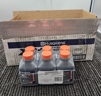 #ad #ad QTY 24 Husqvarna 593152301 XP 2 Cycle Oil 1 Gallon Mix 2.6oz 76.9ml Bottle $49.95