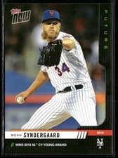 2019 Topps Now Future Award Winners Noah Syndergaard (Base Chrome Set) Mets