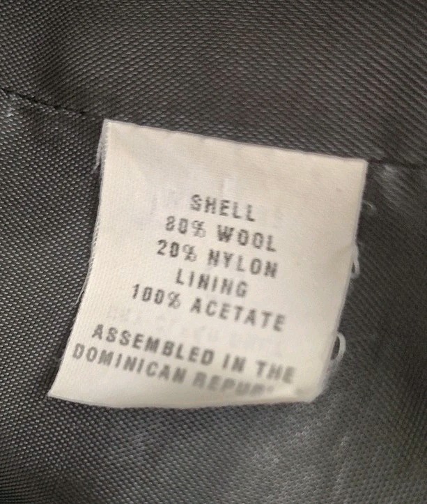 Towne by London Fog Vintage Y2K Women's Wool Gray Coat 3XL Timeless