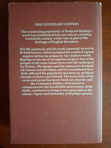 Limits and Renewals by Rudyard Kipling - Centenary Edit Hardcover  - Picture 13 of 13