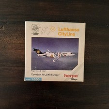 Herpa 511445 Canadair Jet CRJ200 (1991) "LH CityLine / Little Europe" 1:500 OVP