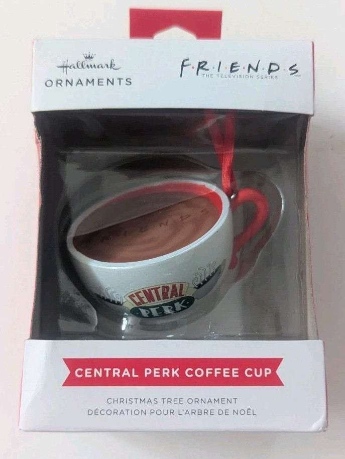 FRIENDS Central Perk Coffee Cup Christmas Tree Ornament, Hal