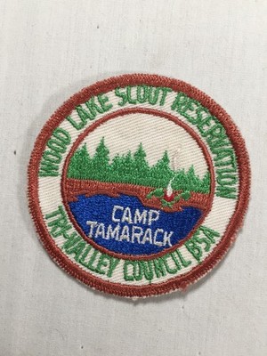 Camp Tamarack Wood Lake Scout Res Tri Valley Council BSA Camp Patch