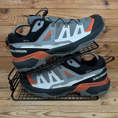Salomon Sneaker Herren UK 8,5 X Ultra 360 GTX grau orange wasserdicht Wandern Walk