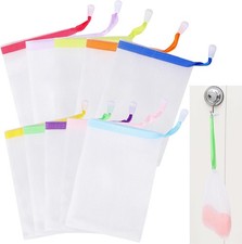 10 PCS Soap Bags Handmade Soap Bubble Mesh Bags Exfoliating Soap Saver Pouch Net