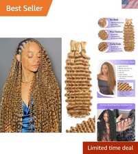 Elegant 3 Bundle Pack of Virgin Curly Hair for Luxurious Bohemian Braids