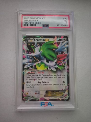 Shaymin-EX graded PSA 7 for sale on eBay