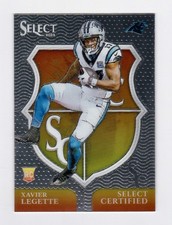 2024 Panini Select Certified Rookies #14 Xavier Legette Carolina Panthers RC
