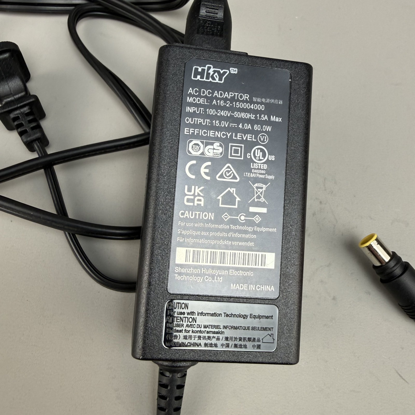 HKY 15V Ac Adapter Compatible with Goal Zero Yeti 150 400 200X 500X and Others