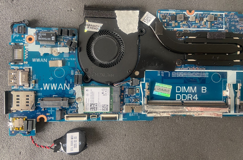 Dell Latitude 5300 intel core i5-8365u Motherboard+heat sink fan, 13.3", Tested - Afbeelding 2 van 16