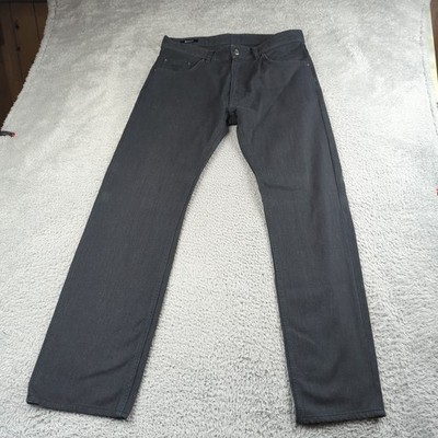 Gant Pants Mens 32 Gray Tyler Regular Fit Straight Leg 5 Pocket Casual Smart
