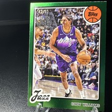 2025-26 Topps - 1980-81 Topps Basketball Cody Williams #80BK-37 Green /99