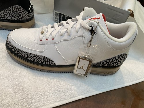 Nike AJF3 White Cement 323626 161 Größe 11 Ansehen! Seltener Fund! Deadstock! Niedriger Preis!