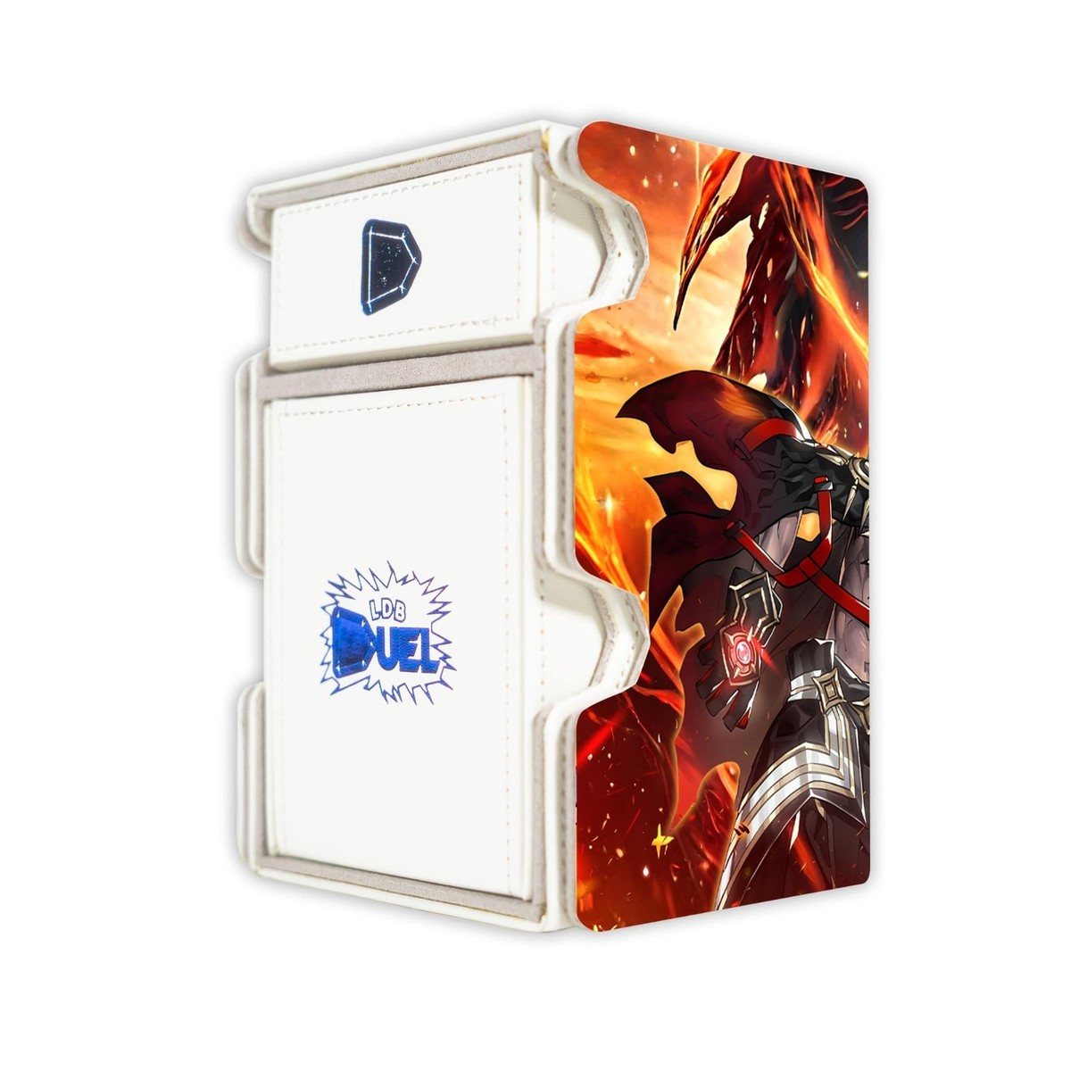 Fallen of Albaz - Holds 100 Double Sleeved Cards Black Fallen of Albaz - Holds 100 Double Sleeved Cards Black