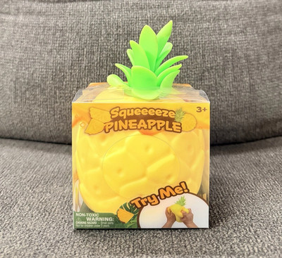 Sunny Days Jumbo Squeezy Fresh Market Pineapple Fruit Squishy Toy Stress Sensory