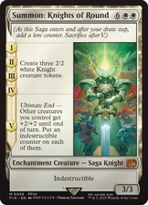 MTG English Summon: Knights of Round NM Normal Universes Beyond: FINAL FANTASY