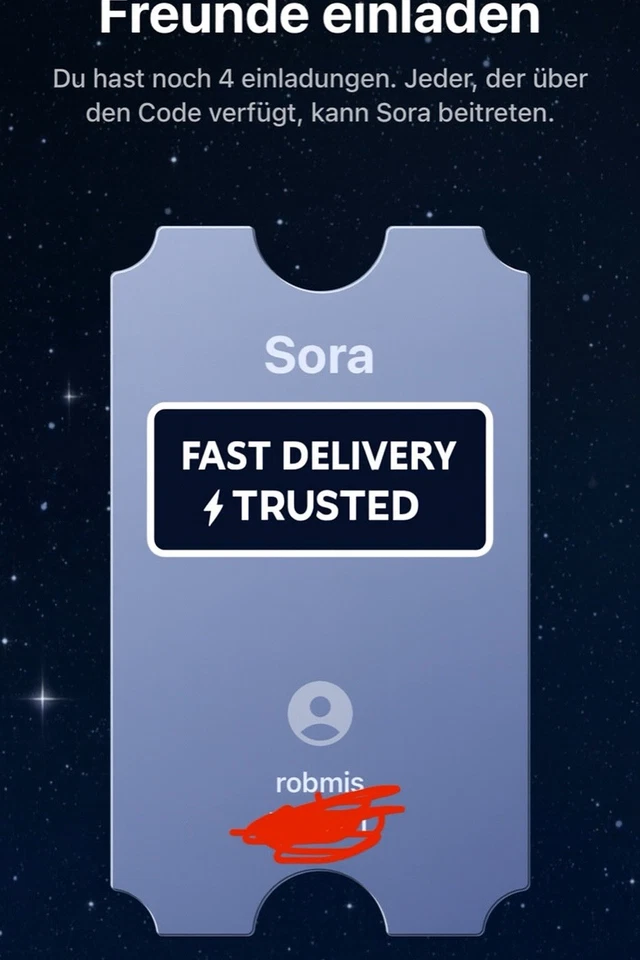 OpenAI Sora2 Invite Code - FAST DELIVERY - BEST PRICE! - - Bild 3 von 4