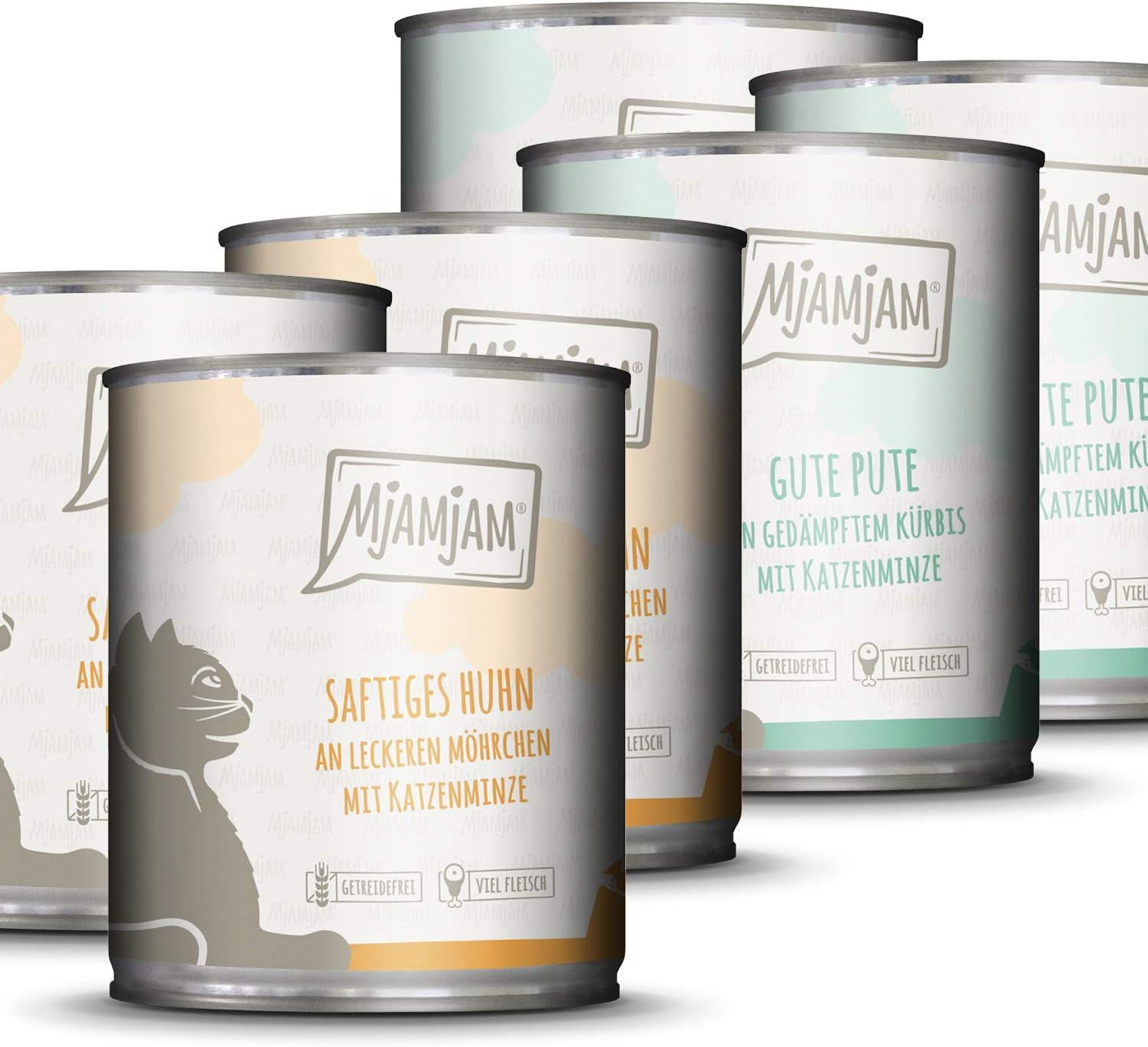 MjAMjAM Gatto Umido Premium Pollo/Tacchino | Alta Digeribilità Mono