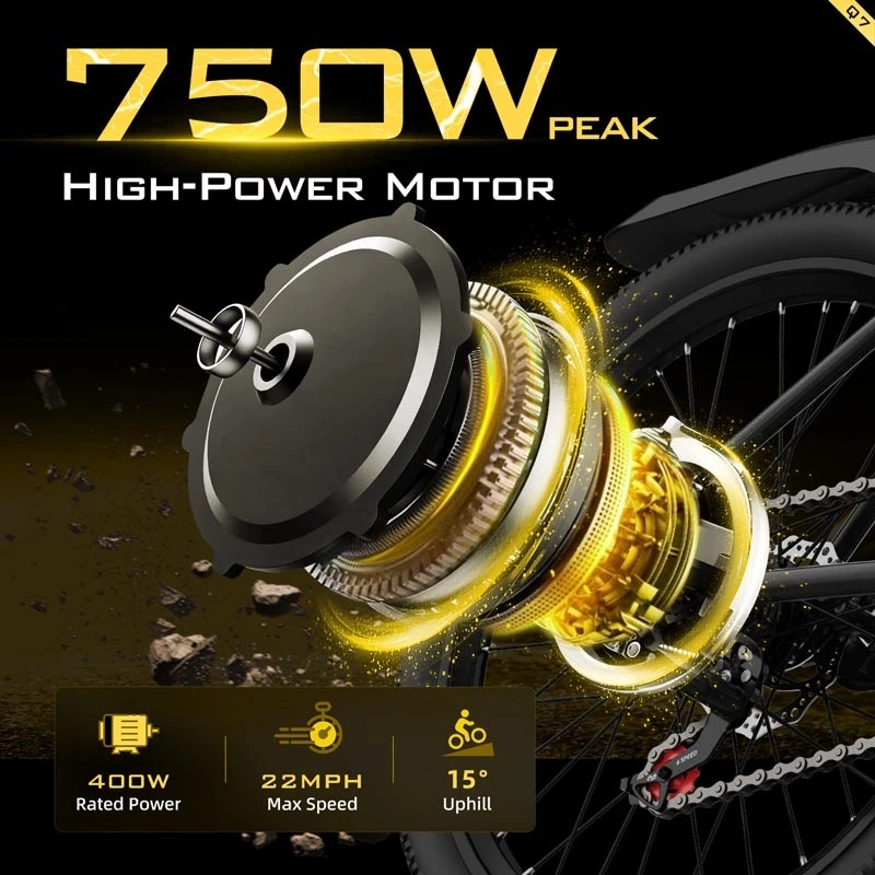 Aairsk 26" Electric Bike for Adults 400W Motor with 36V Removable Battery E-Bike - Image 2 of 4