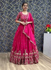 WEAR BRIDAL LENGHA DESIGNER INDIAN WEDDING BOLLYWOOD WOMEN PARTY Festival CHOLI