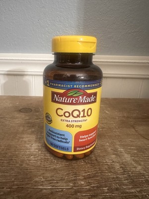 Nature Made CoQ10 Extra Strength Soft Gels - 400 mg - 90 Count (NEW AND SEALED)