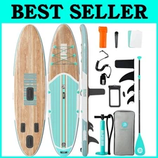 Lightweight 10’6’’ SUP Board with Complete Accessory Kit for All Skill Levels