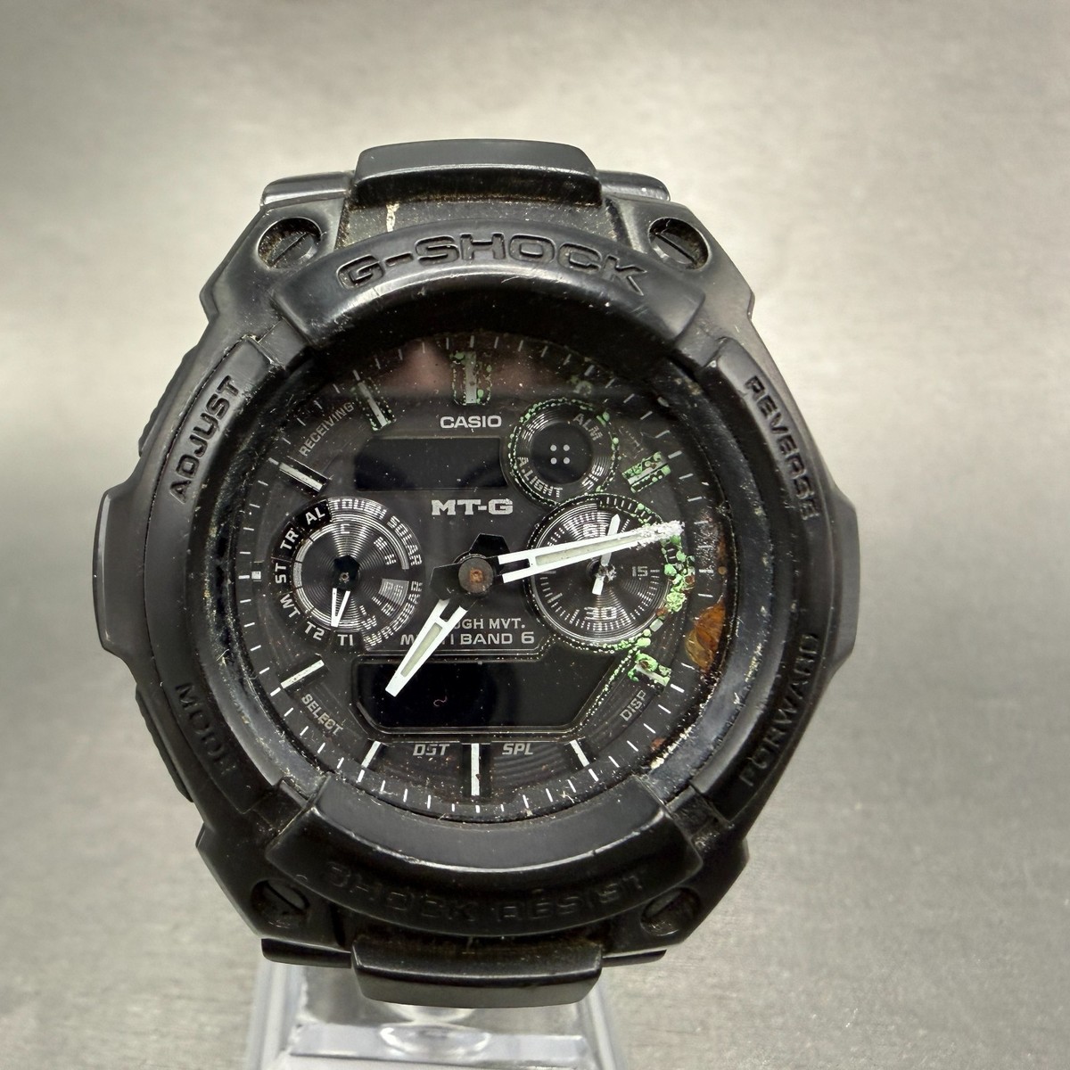 Casio G-Shock MTG-1500B Watch men 47mm Analog Digital Black Solar