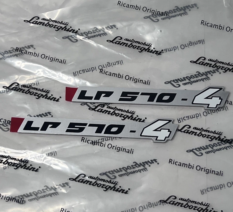 Juego de insignias adhesivas decorativas Lamborghini Gallardo LP570-4 403854499 Foto 2 de 3
