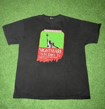 Vintage Y2K Horror Movie Marathon Nightmare Studio 35 XL T Shirt 