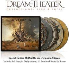 Dream Theater - Quarantieme: Live A Paris [New CD] With Blu-Ray, Digipack Packag