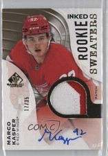 2023-24 SP Game Used Rookie Sweaters Inked 17/35 Marco Kasper Patch Auto 1t5l