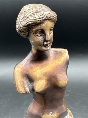 VENUS DE MILO Solid Bronze Statue 9 Inch Tall Bronze Casting Aphrodite ￼