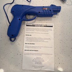 Gunz Blue Arcade Action Shooter for Sega Saturn - Tested and Working w/ Insert