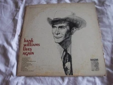 Hank Williams With His Drifting Cowboys Lives Again Vinyl Record E3923 SSR