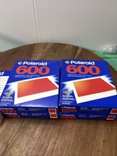 NOS 5 Ten Photo Packs Vintage Polaroid 600 instant Film Sealed Expired 05/05