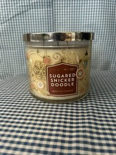Bath Body Works Sugared Snickerdoodle 3-wick Candle