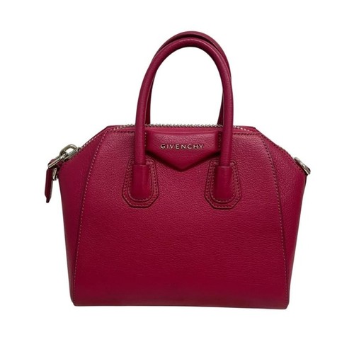 Givenchy Antigona Small Shocking Pink Leather 2Way Crossbody Bag Italy